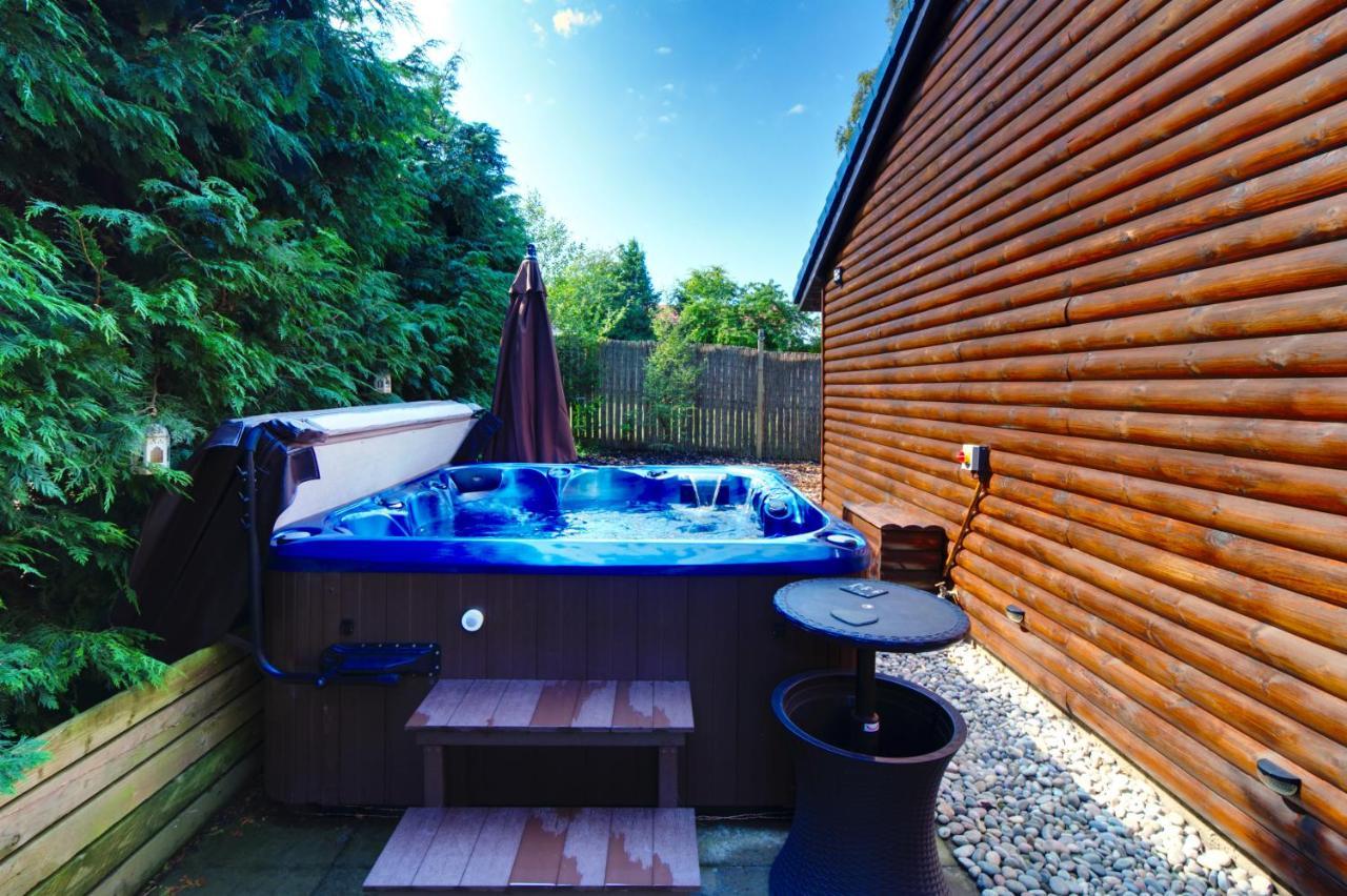 Ferienwohnung Braeside Cabin Clackmannan Exterior foto